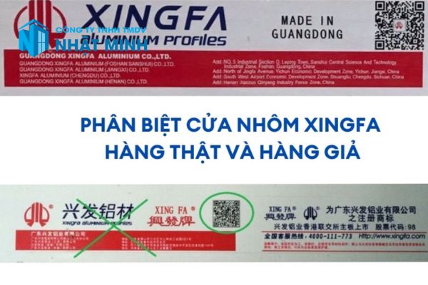 Cách Phân Biệt Cửa Nhôm Xingfa Qua Tem Nhãn và Mã QR