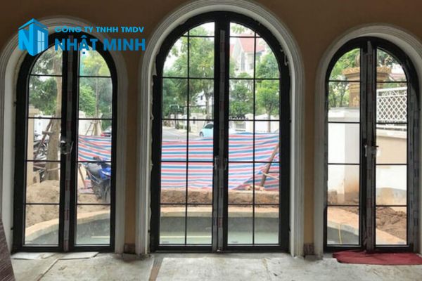 Cửa Nhôm Xingfa Uốn Vòm