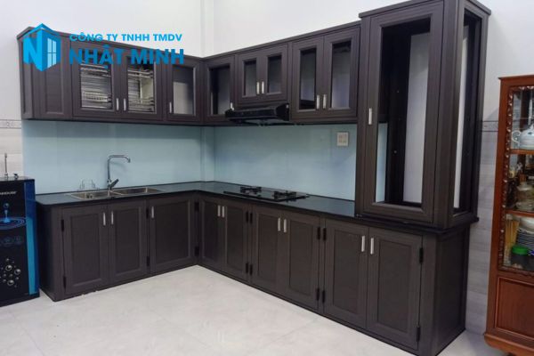 Tủ Bếp Nhôm Kính Treo Tường
