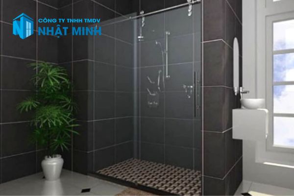 Vách Kính Phòng Tắm Đứng Cửa Lùa (Trượt)